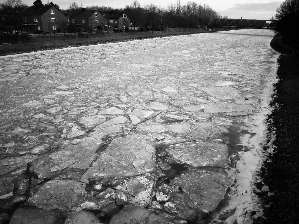 Iced over