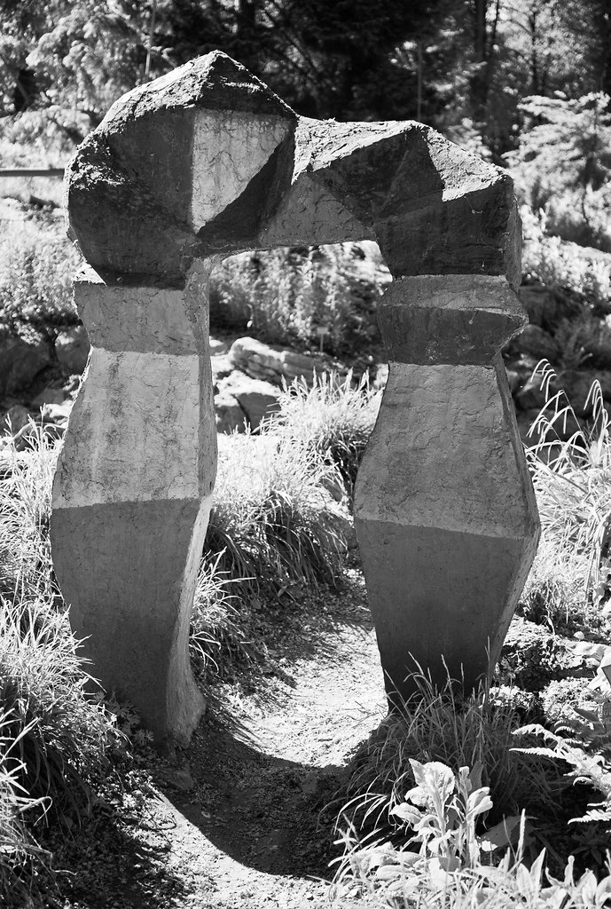 Skulptur im Botanischen Garten