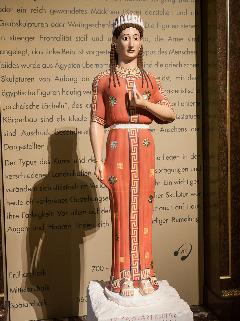 Recolored Antique Statues at Kunsthistorisches Museum